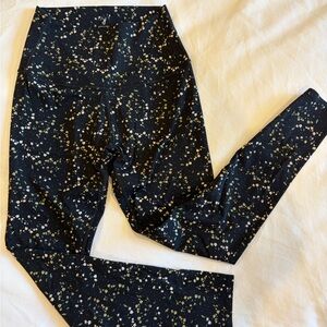 Tavi Floral Print Black Leggings